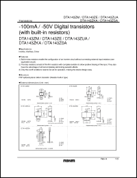 Click here to download DTA143ZM Datasheet