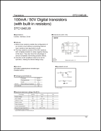 Click here to download DTC124EUB Datasheet