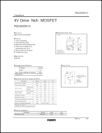 Click here to download RSD200N10 Datasheet