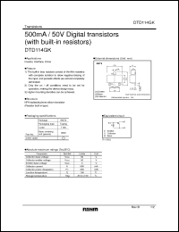 Click here to download DTD114GK_1 Datasheet