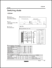 Click here to download 1SS244_1 Datasheet