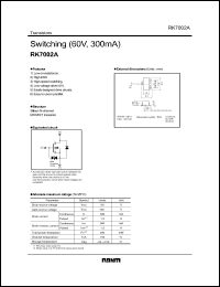 Click here to download RK7002A Datasheet