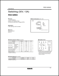 Click here to download RSS130N03 Datasheet