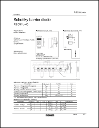 Click here to download RB051L-40_1 Datasheet