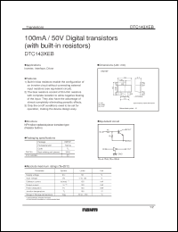 Click here to download DTC143XEB Datasheet