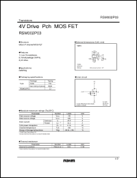 Click here to download RSM002P03 Datasheet