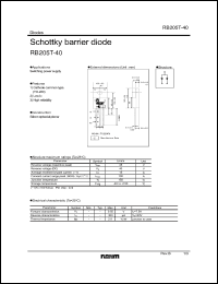 Click here to download RB205T-40 Datasheet