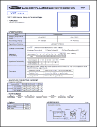 Click here to download 100VXP3900M35X50 Datasheet