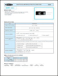 Click here to download 400KXW150M18X35 Datasheet