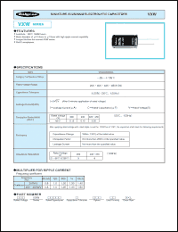 Click here to download 450VXW100M18X35 Datasheet