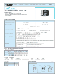 Click here to download 200AXF180M22X20 Datasheet