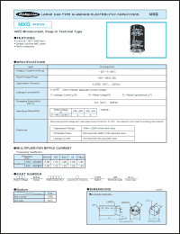 Click here to download 420MXG220M25X35 Datasheet