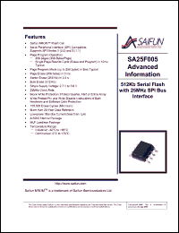 Click here to download SA25F005LM8FX Datasheet