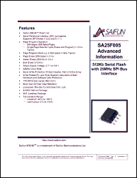 Click here to download SA25F005LNF Datasheet