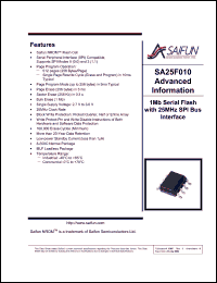 Click here to download SA25F010LM8X Datasheet