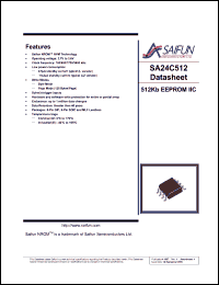 Click here to download SA24C512LMF Datasheet