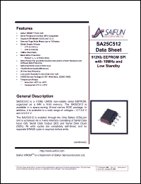 Click here to download SA25C512LMNX Datasheet