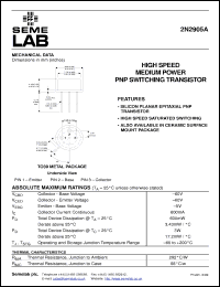 Click here to download 2N2905A Datasheet