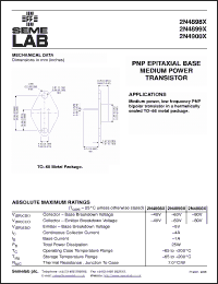 Click here to download 2N4899X Datasheet