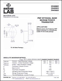 Click here to download 2N4898 Datasheet