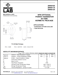 Click here to download 2N4910 Datasheet