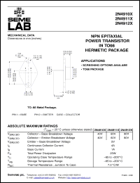 Click here to download 2N4912X Datasheet