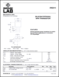 Click here to download 2N5014 Datasheet