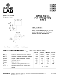 Click here to download 2N5406 Datasheet