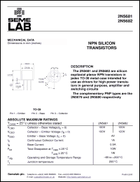 Click here to download 2N5681SMD Datasheet