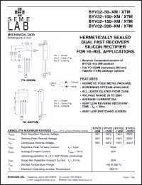 Click here to download BYV32-200XM Datasheet