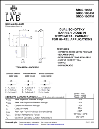 Click here to download SB30-100M Datasheet