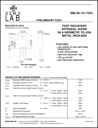 Click here to download SML30-10A-T254 Datasheet