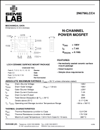 Click here to download 2N6796LCC4 Datasheet