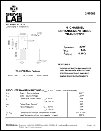 Click here to download 2N7086 Datasheet