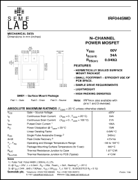 Click here to download IRF044SMD Datasheet