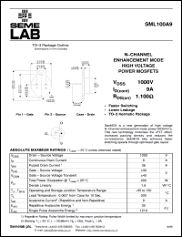Click here to download SML100A9 Datasheet