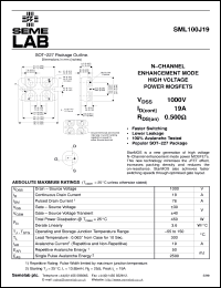 Click here to download SML100J19F Datasheet
