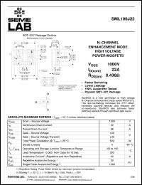 Click here to download SML100J22 Datasheet