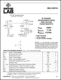 Click here to download SML100W18 Datasheet