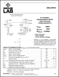 Click here to download SML20W65 Datasheet