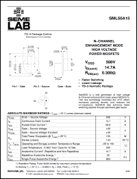 Click here to download SML50A15 Datasheet