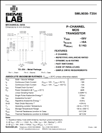 Click here to download SML9030-T254 Datasheet