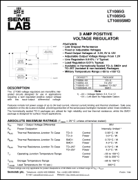 Click here to download LT1085 Datasheet