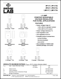 Click here to download LM117AHV-220M Datasheet