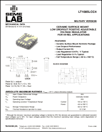 Click here to download LT1085LCC4 Datasheet