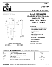 Click here to download D1084 Datasheet