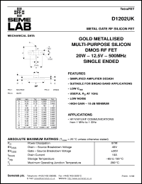 Click here to download D1202UK Datasheet