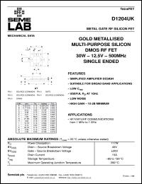 Click here to download D1204 Datasheet