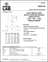 Click here to download D2001 Datasheet