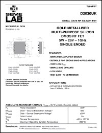 Click here to download D2030UK Datasheet